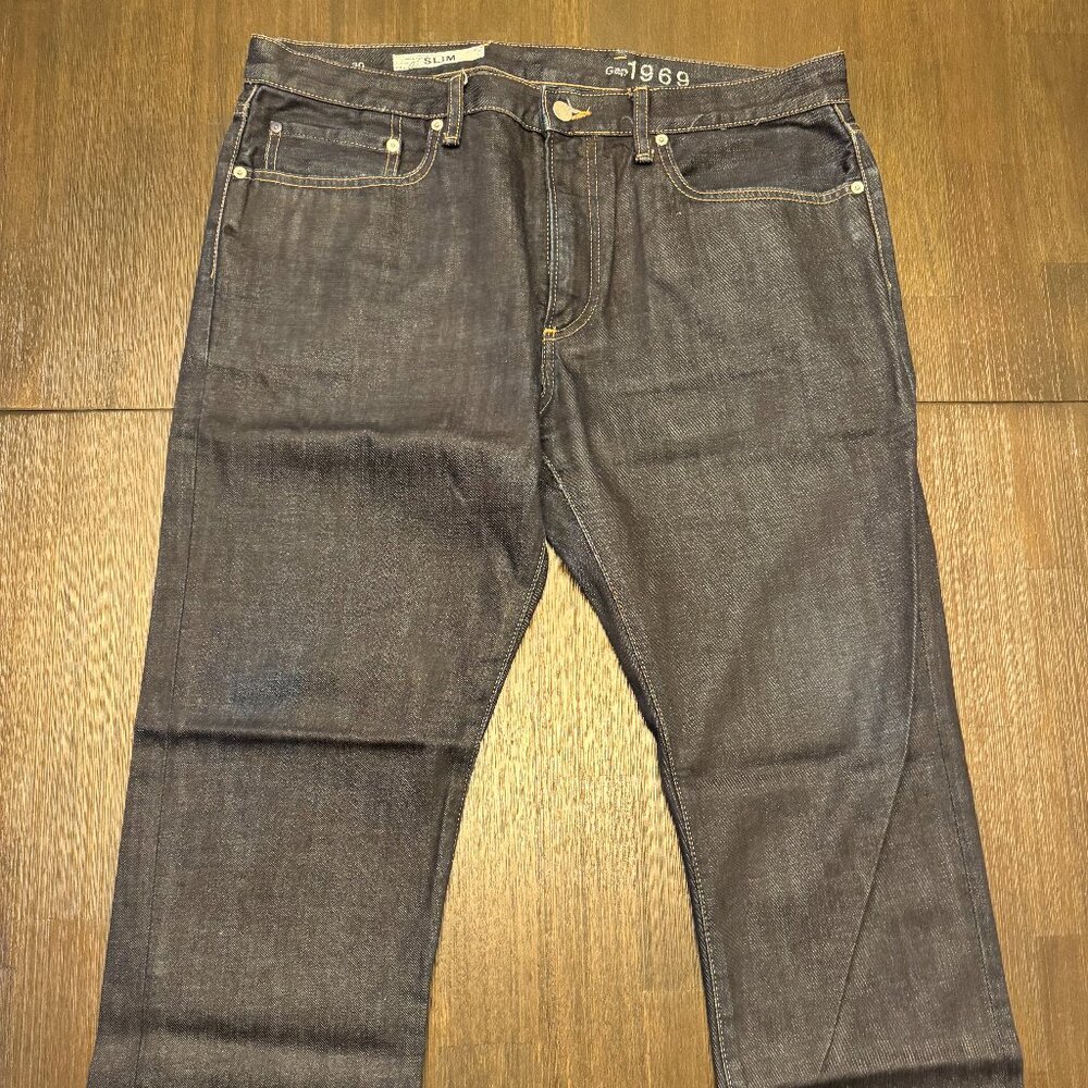 GAP Dark Denim Slim Cut Jeans - 36X30 - Like New